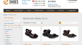 Брендовая мужская обувь ECCO