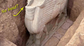 2700-летняя безголовая ассирийская статуя охранника найдена в Ираке — вот где нашли голову