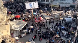 З настанням миру банки Гази знов відкриті, але без готівки (ВІДЕО)