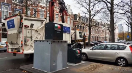 У Нідерландах на вулицях міста встановлено «розумні» контейнери (ВІДЕО)