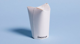 Радикальный дизайн стаканчика без пластиковой крышки — Unocup