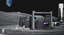 Австралийская компания 3D-печати хочет построить дома на Луне (ВИДЕО)