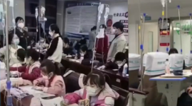 В китайских больницах созданы "зоны домашних заданий" для больных студентов