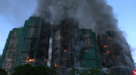 У Гонконзі заарештовано чоловіка за дописи про смертоносну пожежу в соцмережах