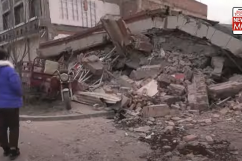 Землетрус магнітудою 7,1 стався в Китаї, загинули 3 людини (ВІДЕО)