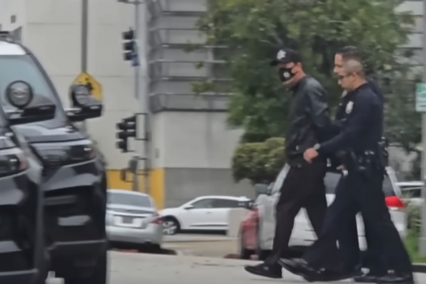 Руководитель охраны китайского консульства в Лос-Анджелесе напал на протестующих 