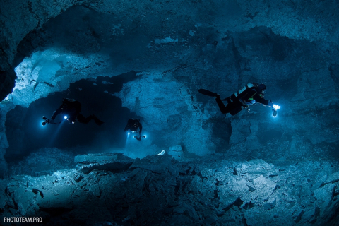 Волшебство пещер и подводного мира от Виктора Лягушкина