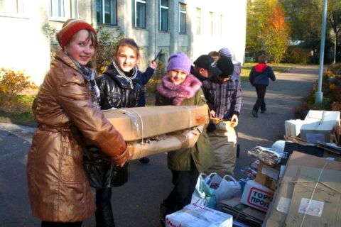 В тернопольской школе делают ремонт на средства от макулатуры