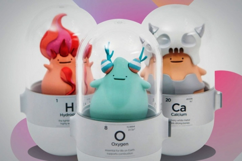 Интерактивные игрушки гасяпон Element Capsule помогут детям изучать химию