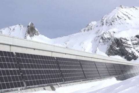 Сонячну електростанцію на греблі в горах побудували у Швейцарії (ВІДЕО)
