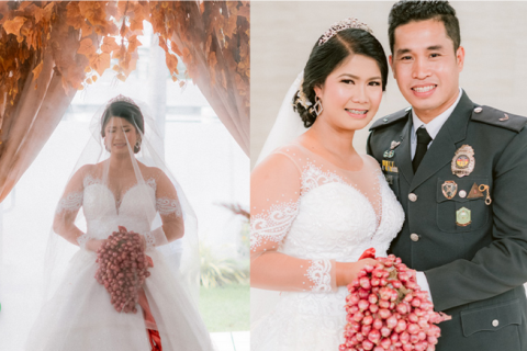 Філіппінська наречена пішла до вівтаря з цибулевим букетом