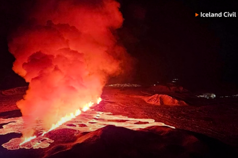 Виверження вулкана в Ісландії залишило тисячі будинків без опалення (ВІДЕО)