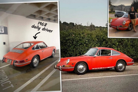 Профессиональный гольфист воплотил в жизнь свою мечту отреставрировав Porsche 912 1968 года