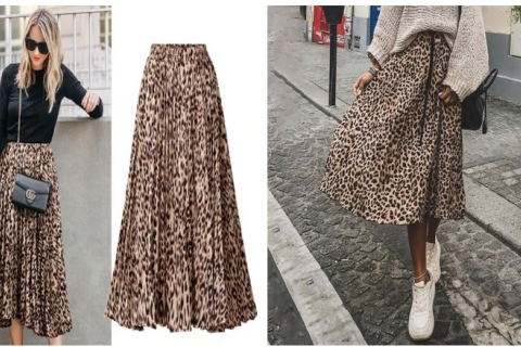 Выбираем леопардовую юбку для стильных образов 