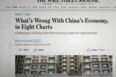 Медиа показывают положение в экономике Китая с помощью графиков