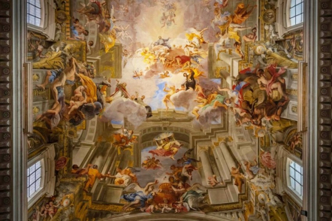 Мастер перспективы смог сделать церковь Святого Игнатия в Риме втрое выше благодаря оптической иллюзии