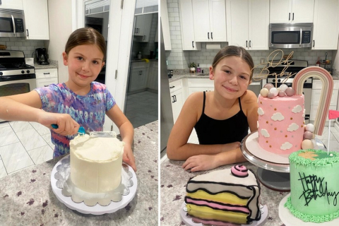 9-летняя «гений выпечки» зарабатывает на приготовлении пирожных не продавая их