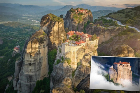 В Греції монахи збудували «підвішені в повітрі» монастирі на скелях (ФОТО)