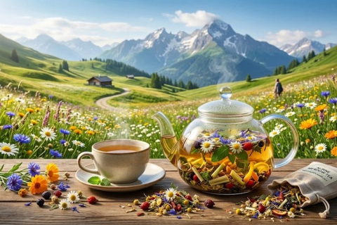 Чай Альпійський луг — природний антистрес: Як один напій допоможе забути про втому та безсоння?