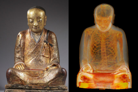 Статуя Будди, що зберігалася в музеї, виявилася мумією