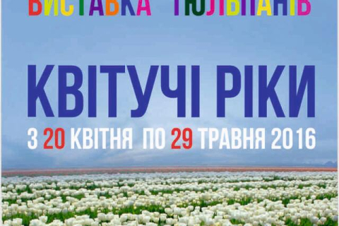 У Києві відбудеться виставка тюльпанів «Квітучі річки»