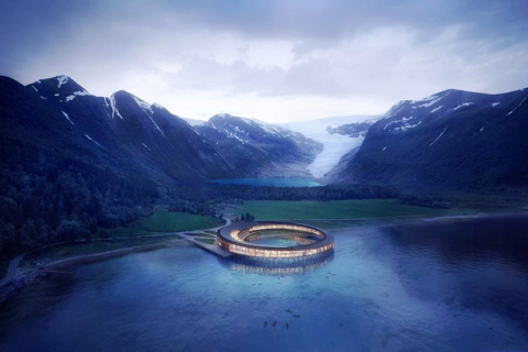 Красота по-норвежски: за арктическим кругом появится уникальный отель Svart