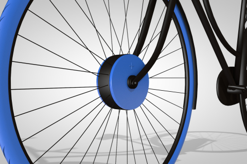 Велосипедная стойка собирает энергию, генерируемую байками, — проект дизайнеров из Амстердама