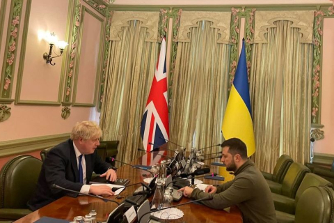 Борис Джонсон: Ми надамо підтримку, щоб Україна ніколи більше не була захоплена