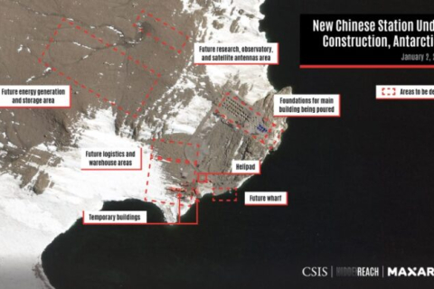 Пекін захоплює землі Антарктики: будує 5-ту базу поблизу Південного полюса (ВІДЕО)