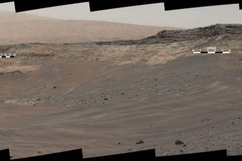 Планетоход Curiosity сфотографировал труднодоступную часть Марса