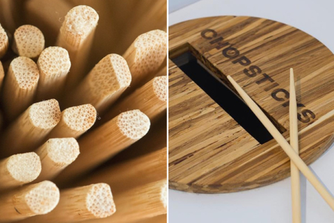 Канадский стартап дарит новую жизнь использованным палочкам для суши, делая из них мебель (ВИДЕО)