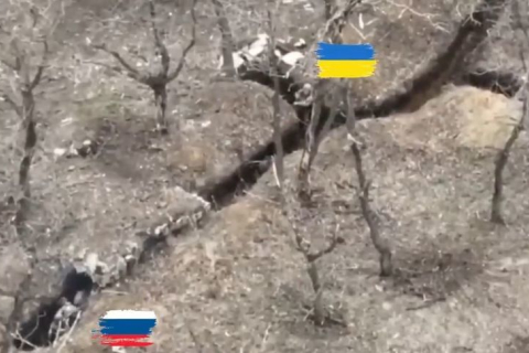Украинский солдат в одиночку сражался в окопах против российской армии