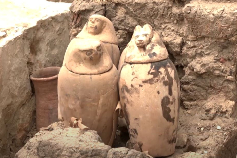 У Єгипті розкопали майстерні з муміфікації, гробниці у стародавньому могильнику (ВІДЕО)