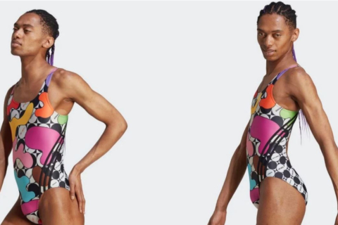 Adidas розкритикували за використання моделі-чоловіка для жіночого купальника (ВІДЕО)