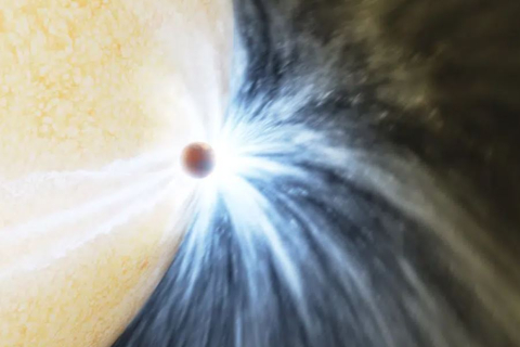 Учені вперше побачили, як зірка враз проковтнула планету (ВІДЕО)