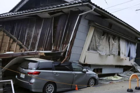 Землетрясение магнитудой 6,5 произошло в Японии, предупреждения о цунами нет