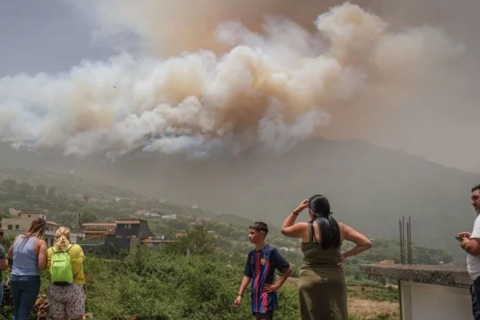 На заході Іспанії палають лісові пожежі (ВІДЕО)