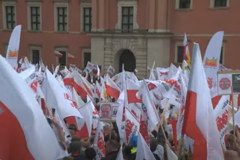 У Польщі фермери вийшли на мітинг проти «зеленої отрути» — екологічних норм ЄС (ВІДЕО)