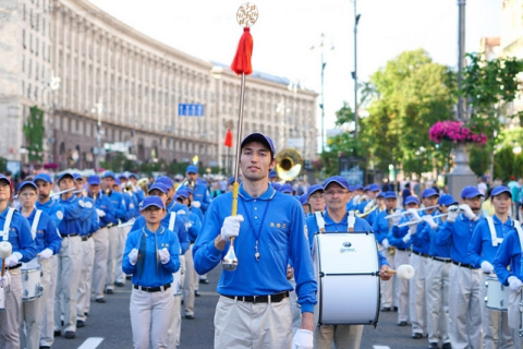 У Києві виступив всесвітньо відомий духовий оркестр Tian Guo Marching Band