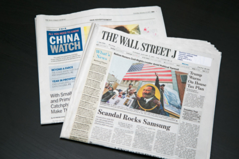 Китайське видання заплатило мільйони доларів газетам Washington Post і The Wall Street Journal за свою пропаганду (ВІДЕО)