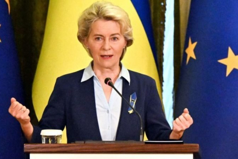 Фон дер Ляйен обещает поддержать вступление Украины в ЕС