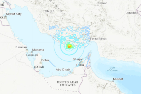 Землетрус середньої величини стався у південній провінції Ірану, загинула 1 людина
