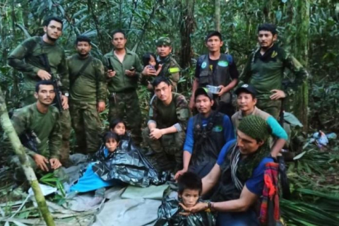Зниклі діти, знайдені після 40 днів в Амазонії, вижили (ВІДЕО)
