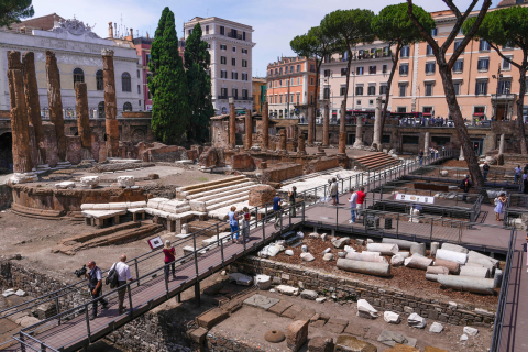 Площу, де вбили Юлія Цезаря, відкрили для туристів у Римі (ВІДЕО)