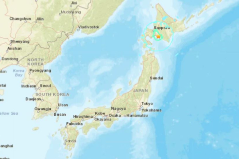 Землетрус магнітудою 6,2 сколихнув північ Японії (ВІДЕО)