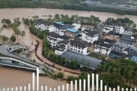 Повені в Південному Китаї, імовірно, спричинені скиданням води з водосховища (ВІДЕО)