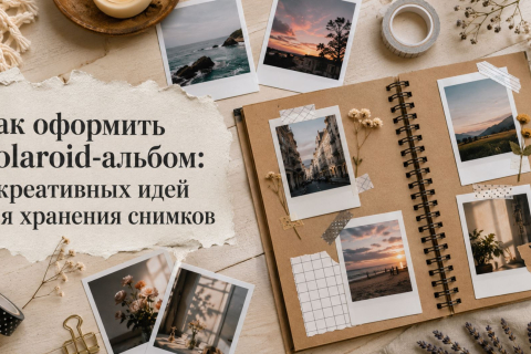 Как оформить Polaroid-альбом: 5 креативных идей для хранения снимков