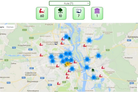 Створена інтерактивна мапа міських культурних центрів — «УрбанПростір»