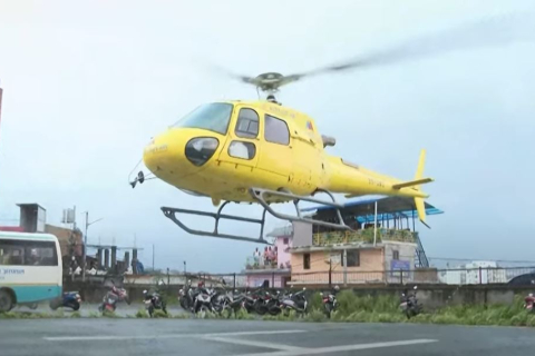 Вертолет с туристами разбился недалеко от Эвереста в Непале