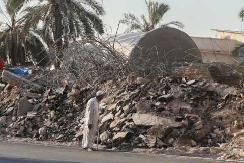 Вековой минарет в Ираке был снесен властями, так как мешал уличному движению